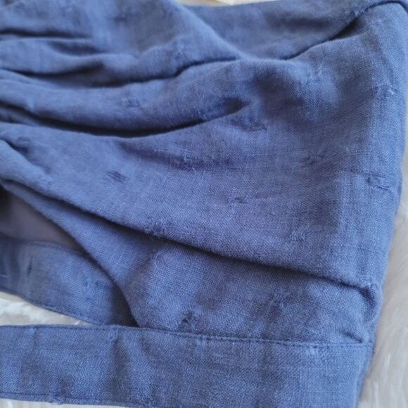 Tularosa Revolve Allie Cropped off shoulder crop top navy size small - Picture 5 of 14